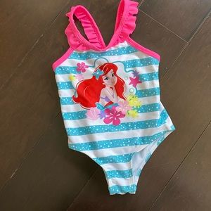Little Mermaid one piece swimwear